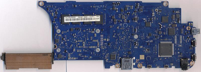 Материнская плата для Samsung XE700T1C BA92-11610A , Intel Pentium 987 (SR0V4) б\у рабочая.