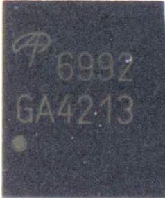 AON6992 30V Dual Asymmetric N-Channel MOSFET новый