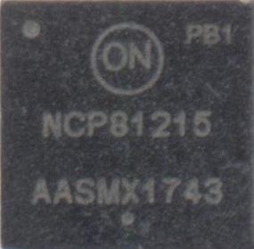 NCP81215MNTXG Three Output Controller with Single SVID Interface восстановленные 