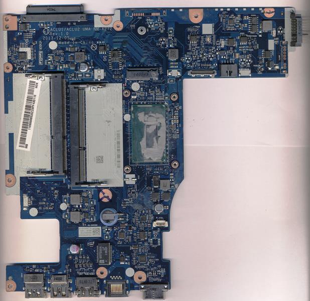 ACLU1/ACLU2 UMA NM-A272 Rev:1.0 (Intel Celeron 2957U) б.у рабочая