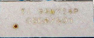 CSD87501L 30-V Dual Common Drain N-Channel MOSFET новый