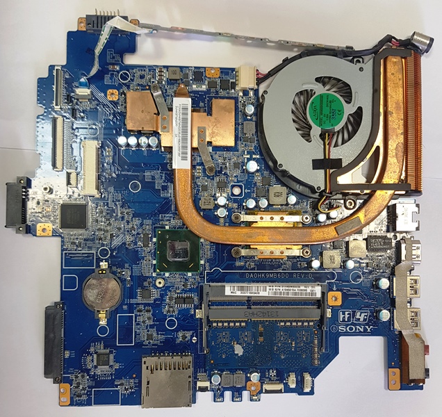 Материнская плата для ноутбука Sony DA0HK9MB6D0 REV:D рабочая