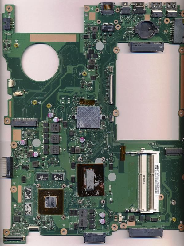 Материнская плата для ноутбука Asus N751JK SR1PX (Intel Core i7-4710HQ) N15P-GT-A2