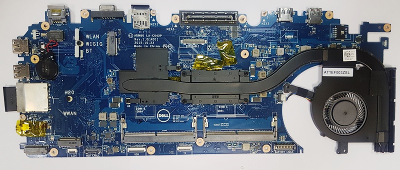 ADM80 LA-C642P SR2F0 (Intel Core i5-6300U) 216-0864018 для Dell E5570