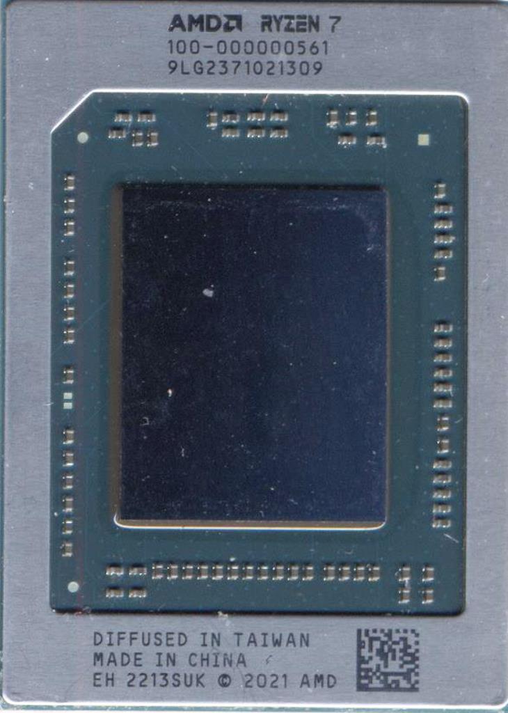 AMD Ryzen 7 6800H Mobile processor 100-000000561 снятые , проверенные 