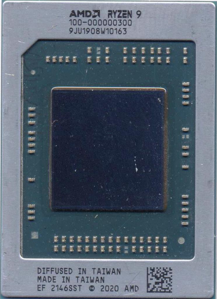 AMD Ryzen 9 5900HX Mobile processor  100-000000300 снятые , проверенные 