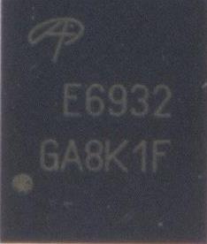 AOE6932 30V Dual Asymmetric N-Channel MOSFET восстановленный