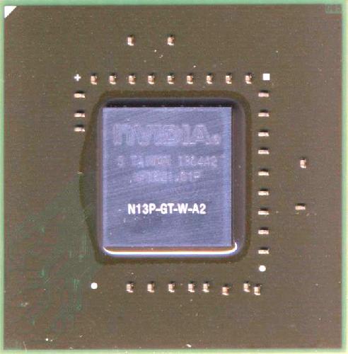 NVIDIA GeForce N13P-GT-W-A2 снятые с разбора (не использовались )